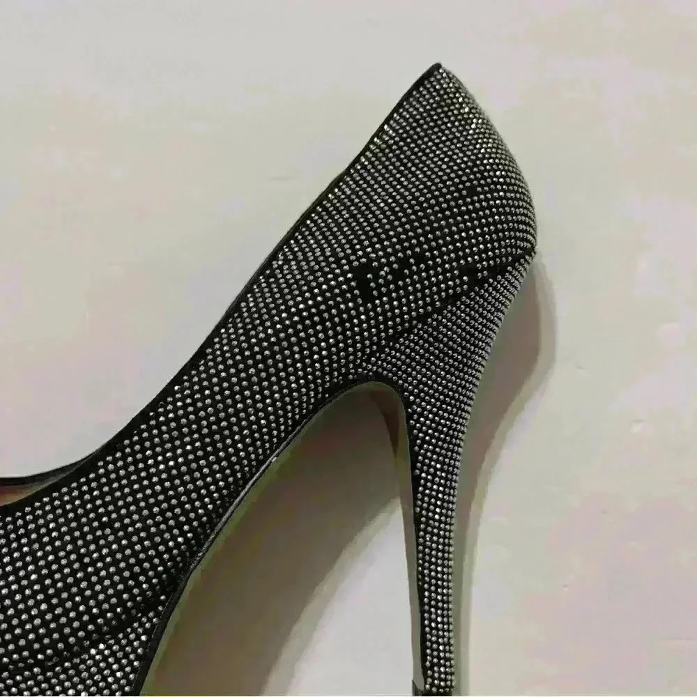 Enzo Angiolini Women Silver Elegant Metallic Platform Pump Heels 10M - Picture 10 of 12